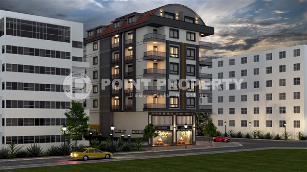 Новый пентхаус двумя спальнями, 148м², в 200м от побережья в Махмутларе, Алания-id-1860-фото-6