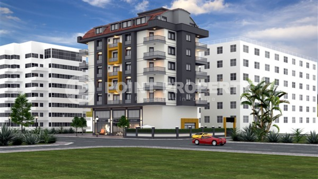 Новый пентхаус двумя спальнями, 148м², в 200м от побережья в Махмутларе, Алания-id-1860-фото-7