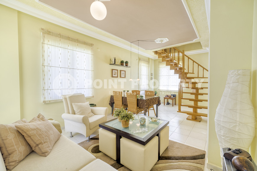 Просторный меблированный пентхаус 3+1, 150м² в центре Алании, в 300 метрах от пляжа Клеопатры-id-1786-фото-8