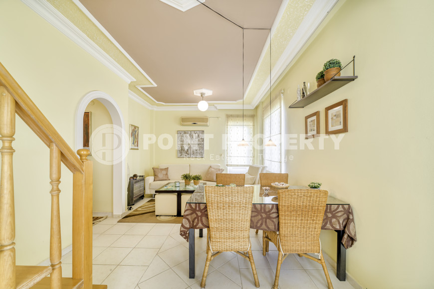 Просторный меблированный пентхаус 3+1, 150м² в центре Алании, в 300 метрах от пляжа Клеопатры-id-1786-фото-9