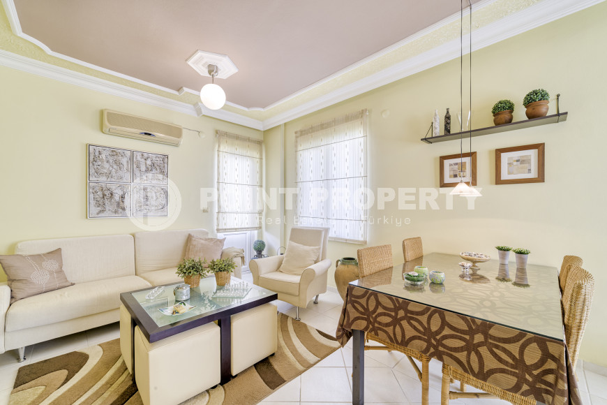 Просторный меблированный пентхаус 3+1, 150м² в центре Алании, в 300 метрах от пляжа Клеопатры-id-1786-фото-14