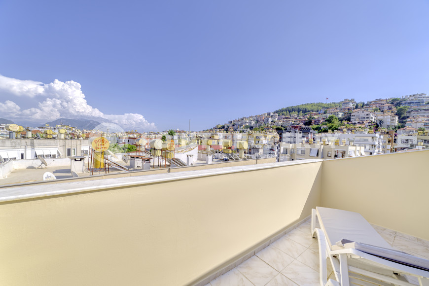 Просторный меблированный пентхаус 3+1, 150м² в центре Алании, в 300 метрах от пляжа Клеопатры-id-1786-фото-22