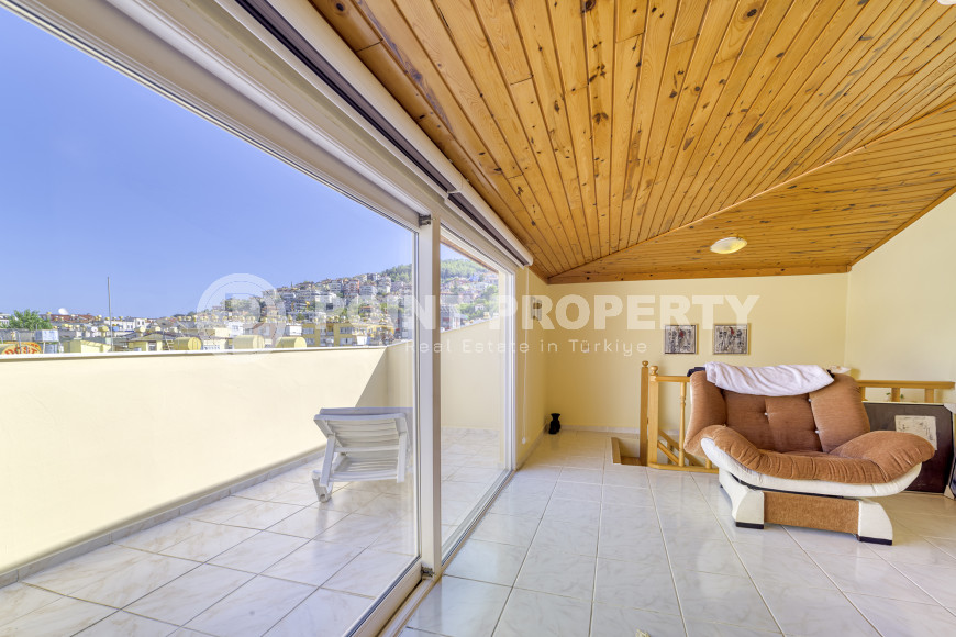 Просторный меблированный пентхаус 3+1, 150м² в центре Алании, в 300 метрах от пляжа Клеопатры-id-1786-фото-31