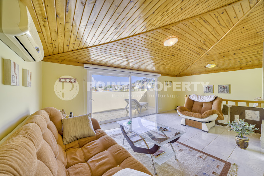 Просторный меблированный пентхаус 3+1, 150м² в центре Алании, в 300 метрах от пляжа Клеопатры-id-1786-фото-35