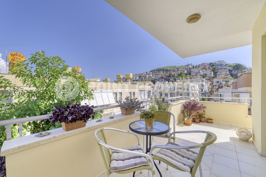 Просторный меблированный пентхаус 3+1, 150м² в центре Алании, в 300 метрах от пляжа Клеопатры-id-1786-фото-38