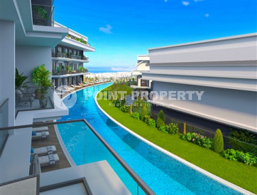 Трехкомнатный дуплекс с выходом в сад, 101м², в элитной резиденции на этапе строительства в Каргыджаке-id-1861-фото-3