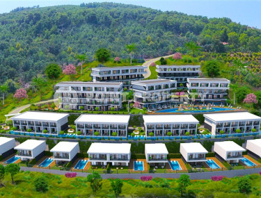 Трехкомнатный дуплекс с выходом в сад, 101м², в элитной резиденции на этапе строительства в Каргыджаке-id-1861-фото-5