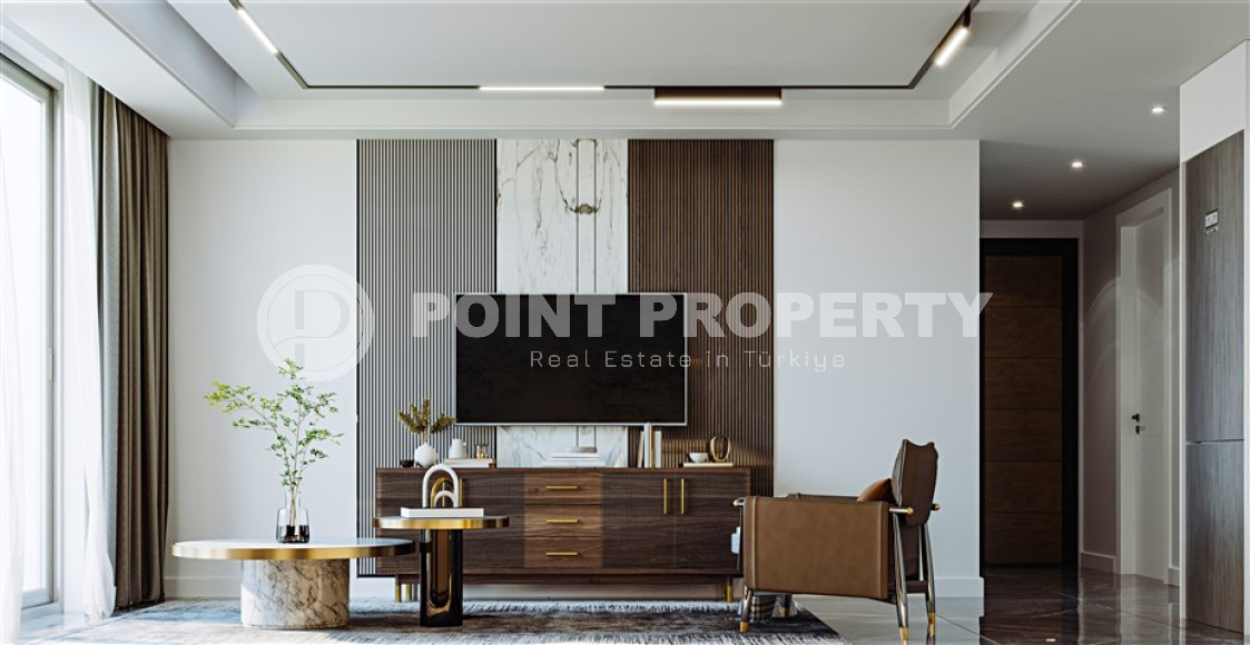 Трехкомнатный дуплекс с выходом в сад, 101м², в элитной резиденции на этапе строительства в Каргыджаке-id-1861-фото-12