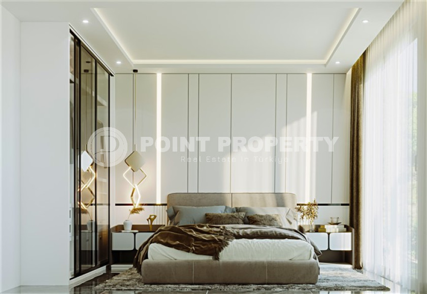 Трехкомнатный дуплекс с выходом в сад, 101м², в элитной резиденции на этапе строительства в Каргыджаке-id-1861-фото-13