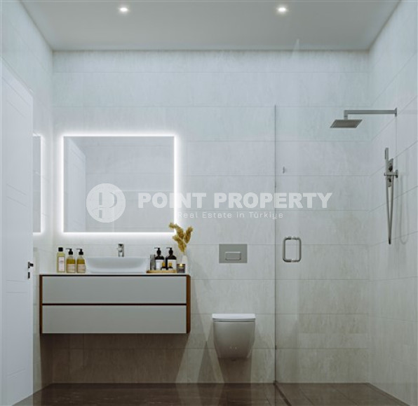 Трехкомнатный дуплекс с выходом в сад, 101м², в элитной резиденции на этапе строительства в Каргыджаке-id-1861-фото-16