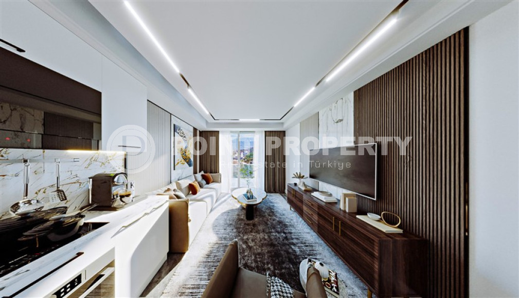 Трехкомнатный дуплекс с выходом в сад, 101м², в элитной резиденции на этапе строительства в Каргыджаке-id-1861-фото-17