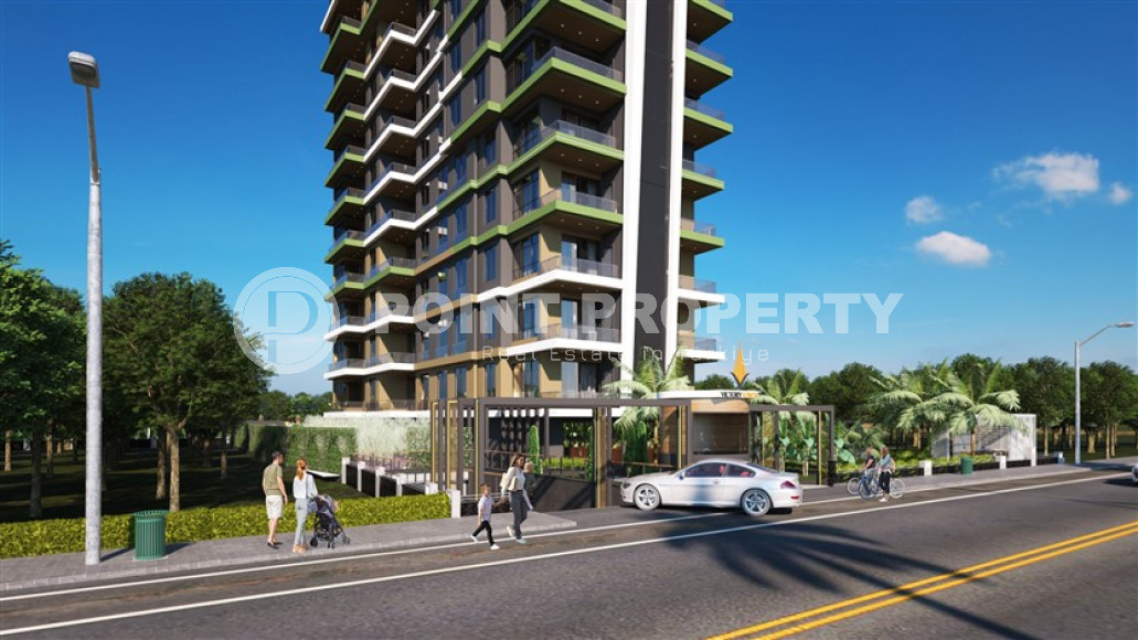 Инвестиционная элитная недвижимость на берегу Средиземного моря в Махмутларе, Алания, 73-175м²-id-1862-фото-4