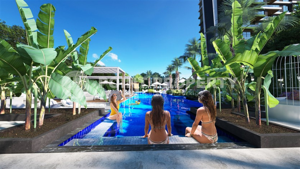 Инвестиционная элитная недвижимость на берегу Средиземного моря в Махмутларе, Алания, 73-175м²-id-1862-фото-6