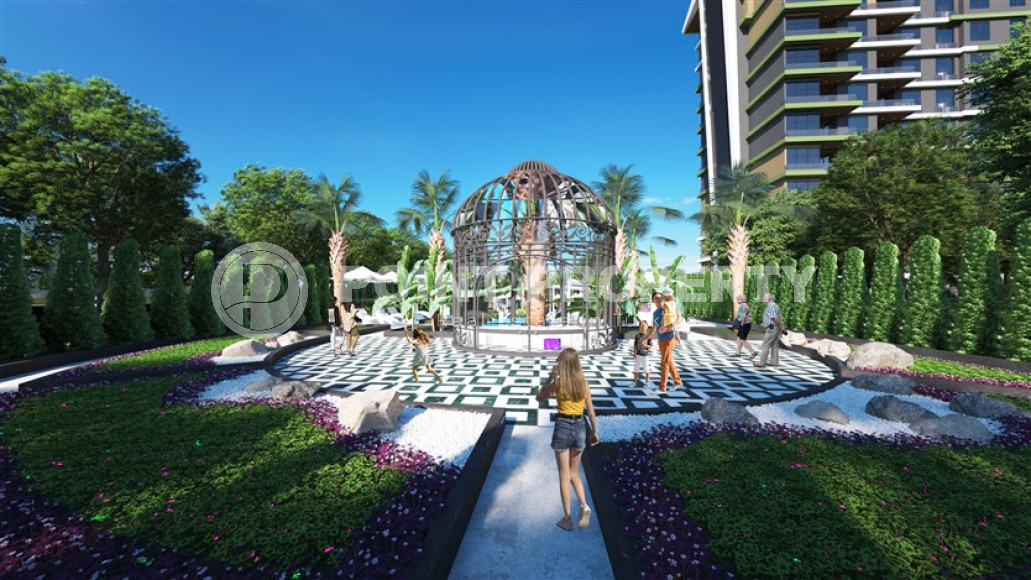 Инвестиционная элитная недвижимость на берегу Средиземного моря в Махмутларе, Алания, 73-175м²-id-1862-фото-10