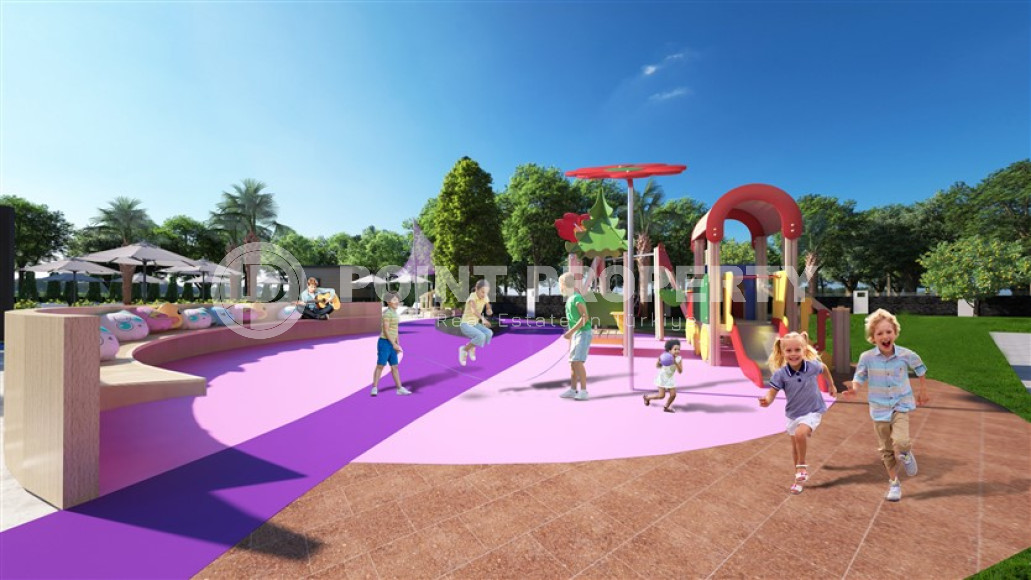 Инвестиционная элитная недвижимость на берегу Средиземного моря в Махмутларе, Алания, 73-175м²-id-1862-фото-11