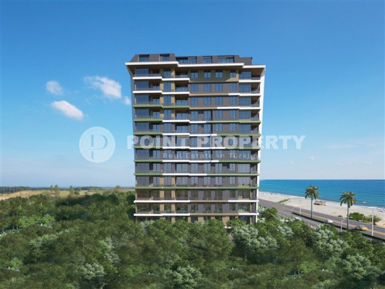 Инвестиционная элитная недвижимость на берегу Средиземного моря в Махмутларе, Алания, 73-175м²-id-1862-фото-14