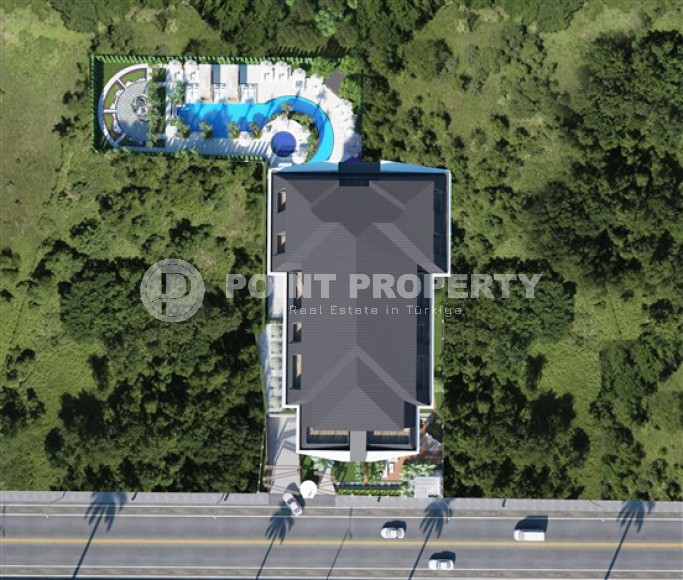 Инвестиционная элитная недвижимость на берегу Средиземного моря в Махмутларе, Алания, 73-175м²-id-1862-фото-15