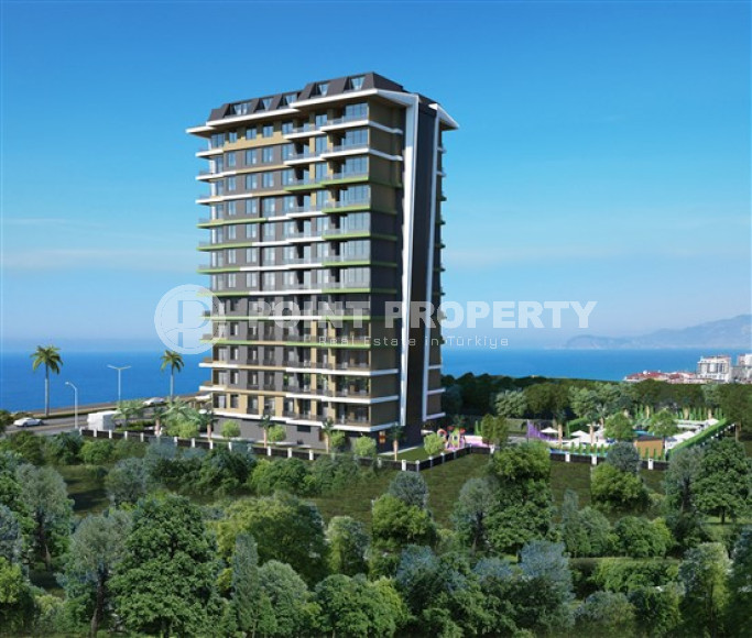 Инвестиционная элитная недвижимость на берегу Средиземного моря в Махмутларе, Алания, 73-175м²-id-1862-фото-17