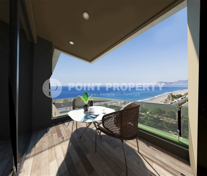 Инвестиционная элитная недвижимость на берегу Средиземного моря в Махмутларе, Алания, 73-175м²-id-1862-фото-28