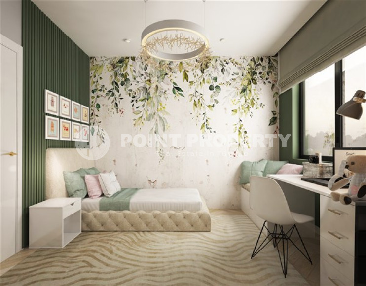 Инвестиционная элитная недвижимость на берегу Средиземного моря в Махмутларе, Алания, 73-175м²-id-1862-фото-32