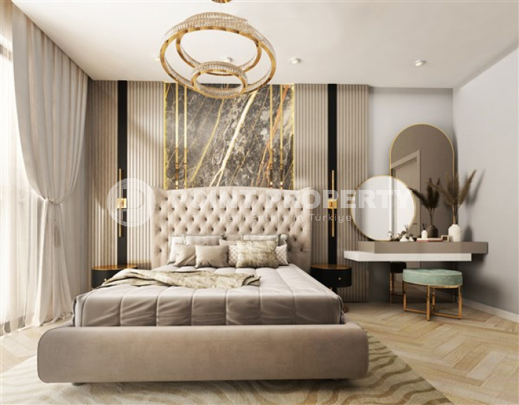 Инвестиционная элитная недвижимость на берегу Средиземного моря в Махмутларе, Алания, 73-175м²-id-1862-фото-34