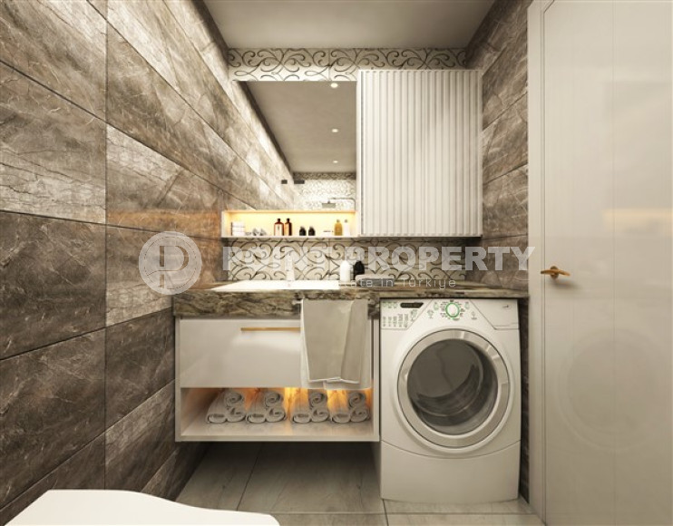 Инвестиционная элитная недвижимость на берегу Средиземного моря в Махмутларе, Алания, 73-175м²-id-1862-фото-37