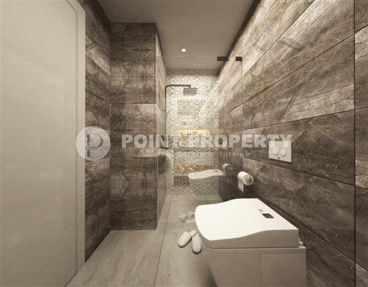 Инвестиционная элитная недвижимость на берегу Средиземного моря в Махмутларе, Алания, 73-175м²-id-1862-фото-38