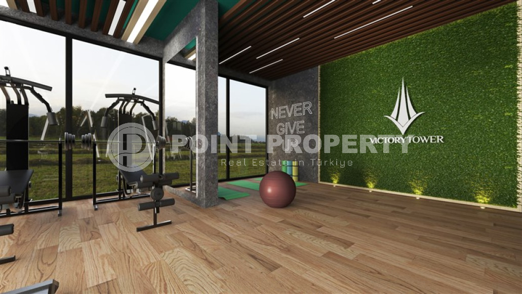 Инвестиционная элитная недвижимость на берегу Средиземного моря в Махмутларе, Алания, 73-175м²-id-1862-фото-44