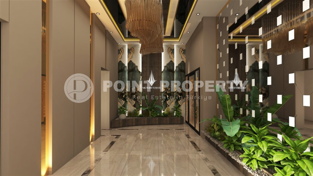 Инвестиционная элитная недвижимость на берегу Средиземного моря в Махмутларе, Алания, 73-175м²-id-1862-фото-46