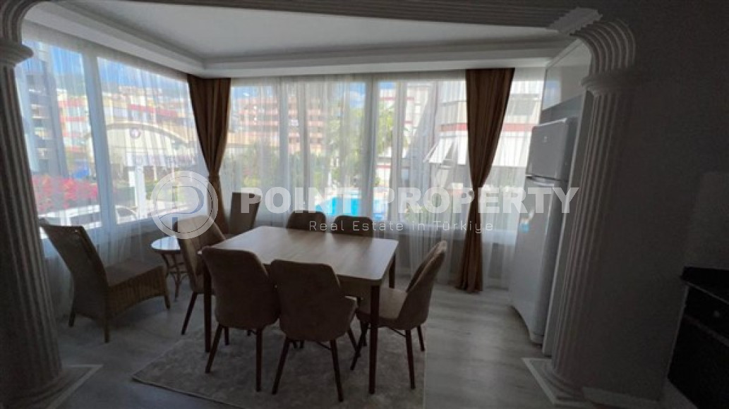 Furnished two-room apartment, 65m², 300m from the sea in Oba, Alanya, at a competitive price-id-1867-photo-16