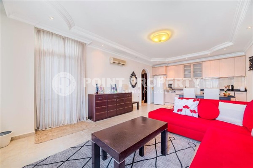 Двухкомнатная квартира, 70м², в комплексе с богатой инфраструктурой в районе Алании – Джикджилли-id-1869-фото-5