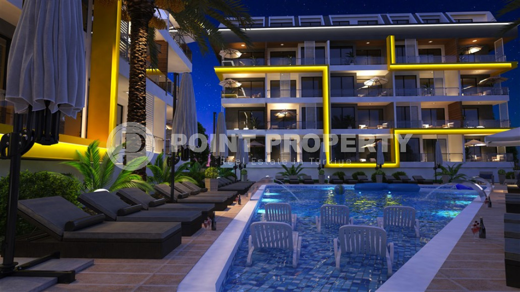 Квартиры с одной и двумя спальнями, 43м² - 67м², в районе Кестель, Алания, от строительной компании-id-1871-фото-13