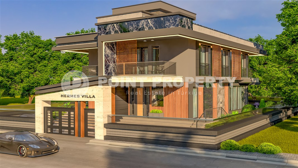 Elite villas in Incekum close to the sea 385 sq.m.-id-1126-photo-1