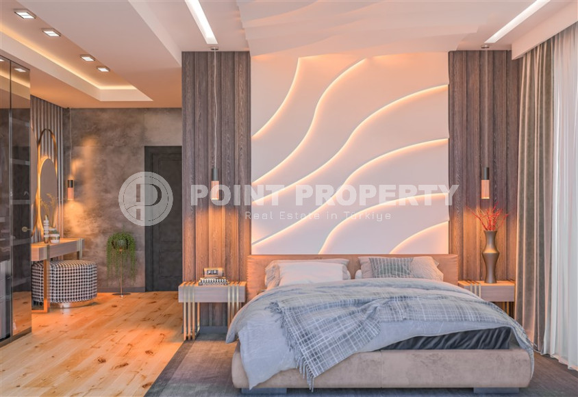 Elite villas in Incekum close to the sea 385 sq.m.-id-1126-photo-14