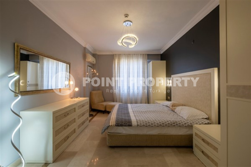 Меблированная трехкомнатная квартира с потрясающими видами в элитном комплексе Каргыджака, Алания-id-1880-фото-3