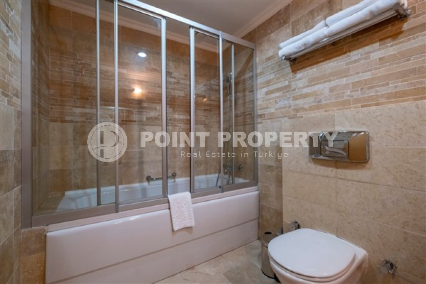 Меблированная трехкомнатная квартира с потрясающими видами в элитном комплексе Каргыджака, Алания-id-1880-фото-8