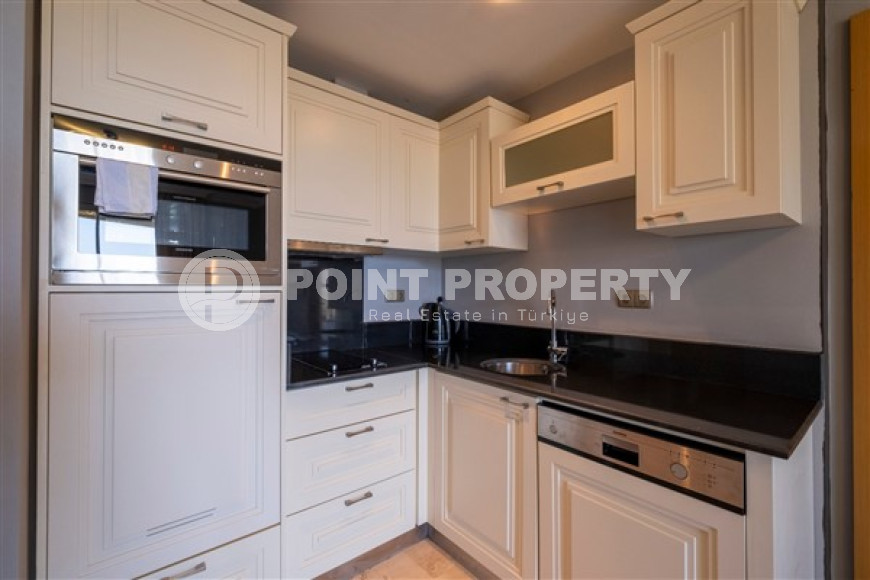 Меблированная трехкомнатная квартира с потрясающими видами в элитном комплексе Каргыджака, Алания-id-1880-фото-10