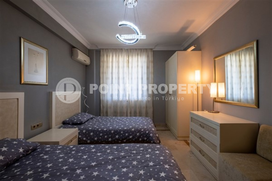 Меблированная трехкомнатная квартира с потрясающими видами в элитном комплексе Каргыджака, Алания-id-1880-фото-16