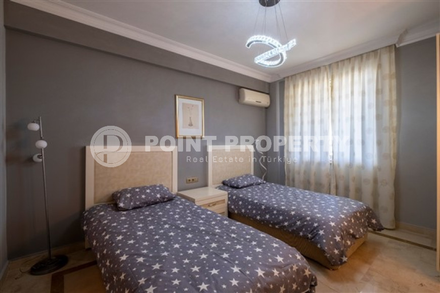 Меблированная трехкомнатная квартира с потрясающими видами в элитном комплексе Каргыджака, Алания-id-1880-фото-17