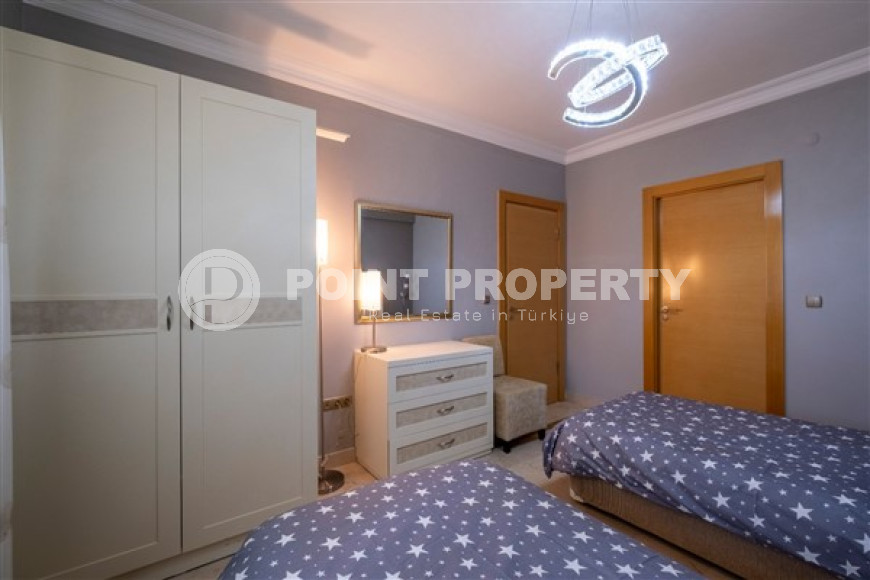 Меблированная трехкомнатная квартира с потрясающими видами в элитном комплексе Каргыджака, Алания-id-1880-фото-19