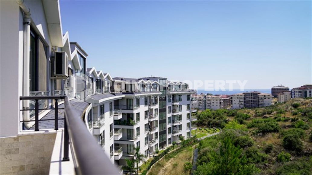 Пентхаус 3+1, 186м², в комплексе с отельной инфраструктурой в 450м от моря в районе Кестель, Аланья-id-1883-фото-6