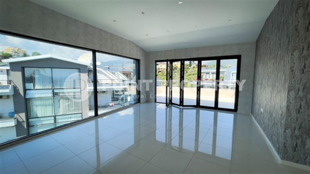 Пентхаус 3+1, 186м², в комплексе с отельной инфраструктурой в 450м от моря в районе Кестель, Аланья-id-1883-фото-13