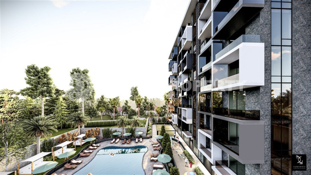 Инвестиционный проект элитной резиденции в Махмутларе, Алания, в 1200 метрах от моря-id-1884-фото-5