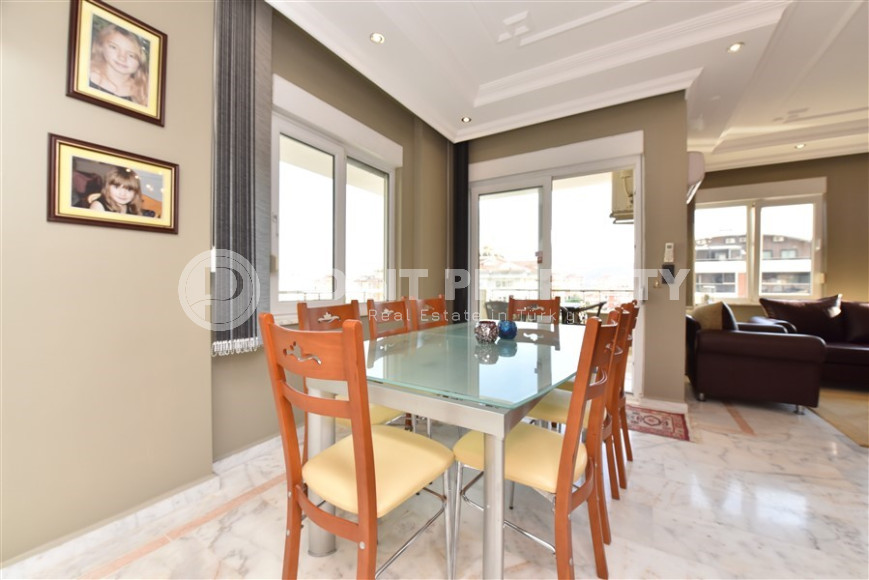 Меблированная двухуровневая квартира с пятью спальнями, 230м², в центре Алании с отличными видами-id-1885-фото-12