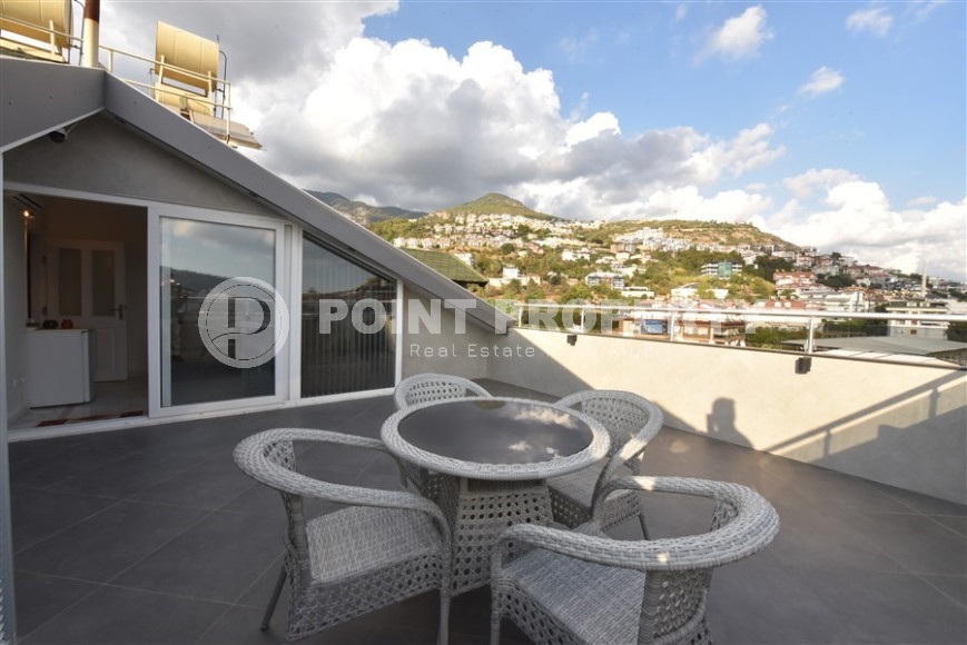 Меблированная двухуровневая квартира с пятью спальнями, 230м², в центре Алании с отличными видами-id-1885-фото-27