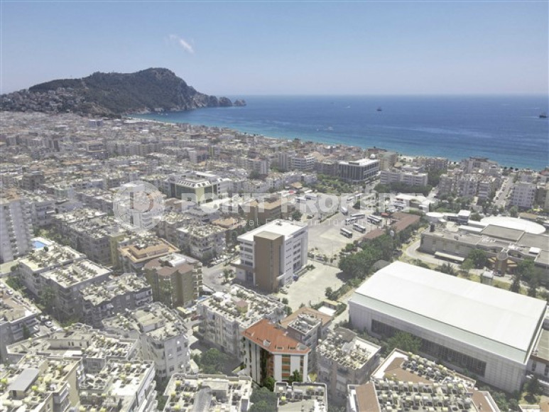 Apartments of different layouts, 50-130m² under construction, in the center of Alanya, 200m from the sea-id-1886-photo-1