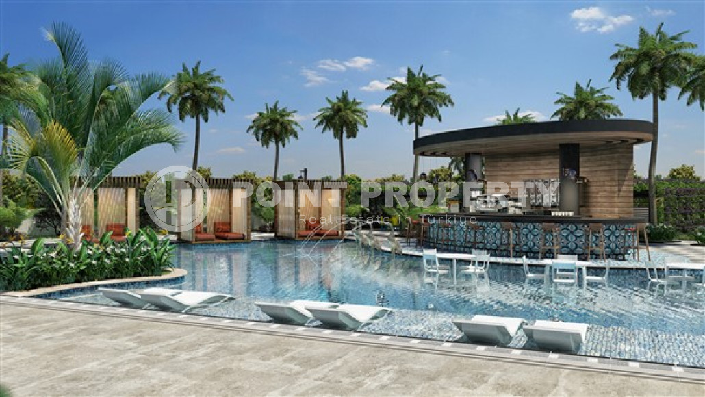 One-bedroom apartments 60 m², in a residence under construction in the Oba district, 900 m-id-1887-photo-18