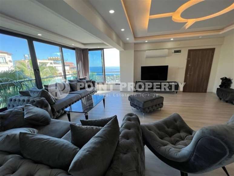 Уютная меблированная квартира 2+1, 110м², в резиденции с инфраструктурой в районе Алании Конаклы-id-1889-фото-2