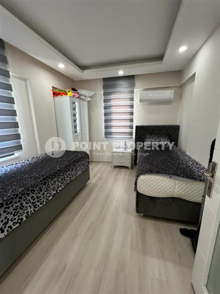 Уютная меблированная квартира 2+1, 110м², в резиденции с инфраструктурой в районе Алании Конаклы-id-1889-фото-12