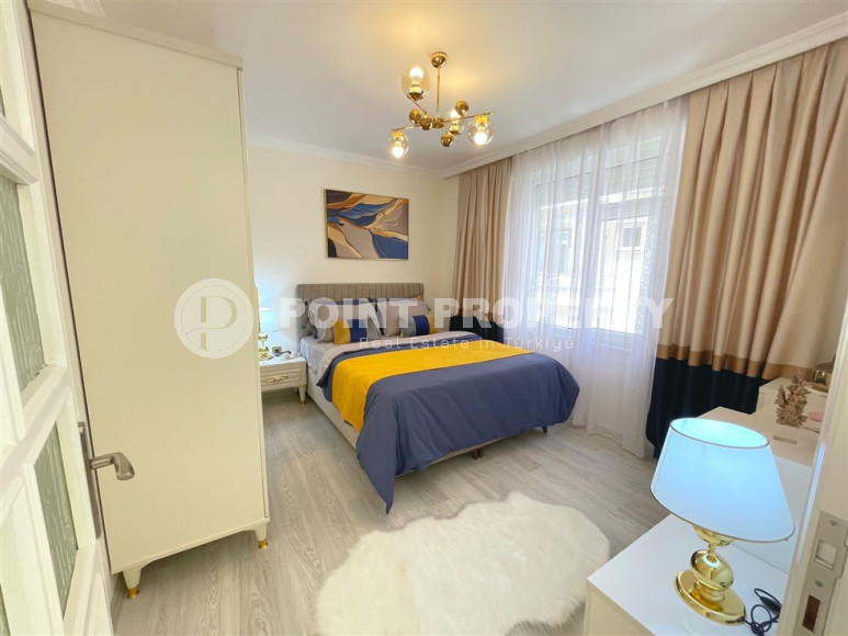 Заезжай и живи. Двухкомнатная квартира 1+1 в самом центре курортного города в 750 метрах от моря. Апартаменты находятся в районе Сарай Алании, который подходит для оформления ВНЖ.-id-1128-фото-14